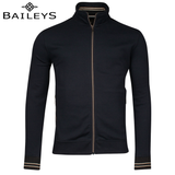 Baileys Honeycomb Weave Full Zip Sweater Navy