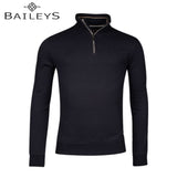 Baileys Quarter Zip Honeycomb Sweatshirt Navy