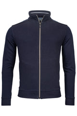 Baileys Interlock Navy Full Zip Cardigan Navy