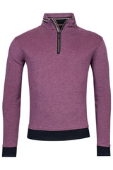 Baileys Quarter Zip Burgundy Sweatshirt Wine