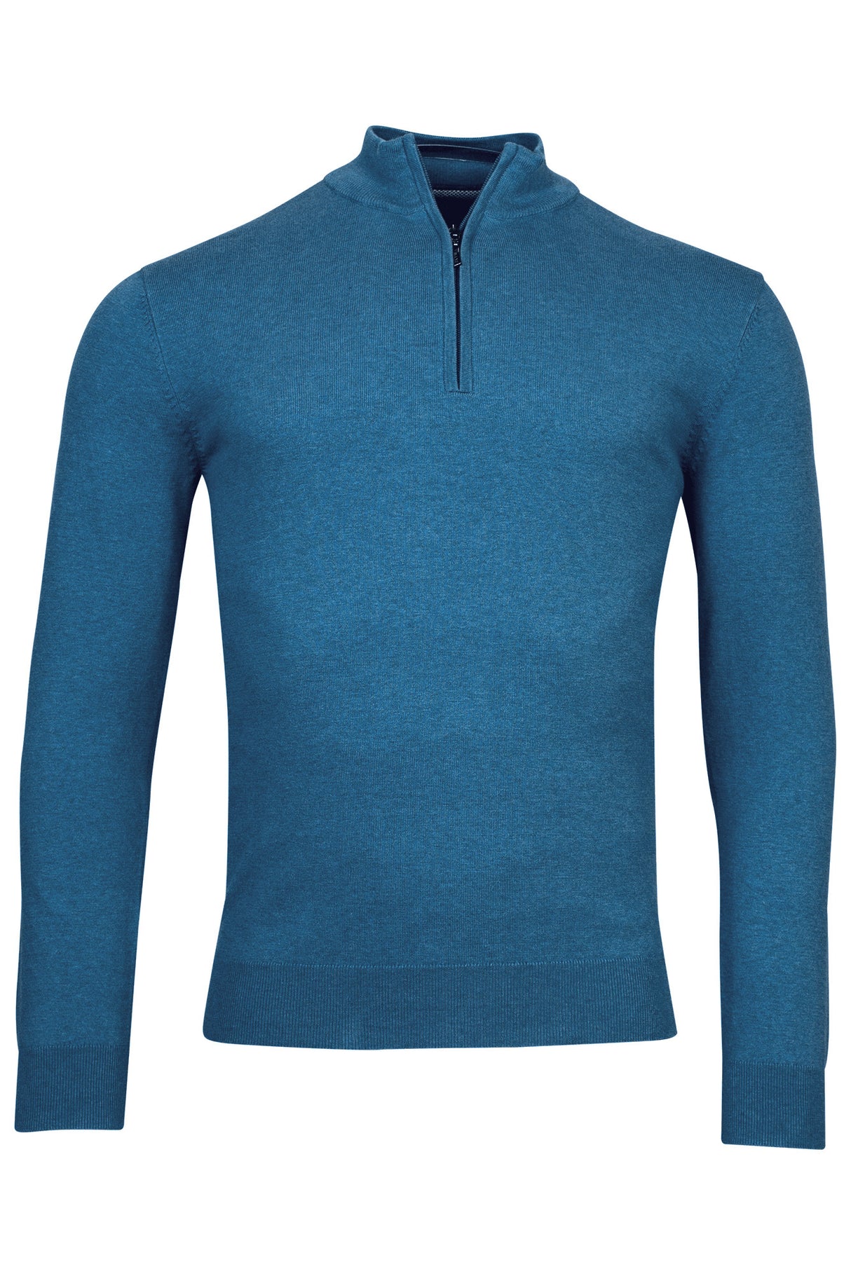 Baileys Quarter Zip Knit Blue Sweatshirt Blue