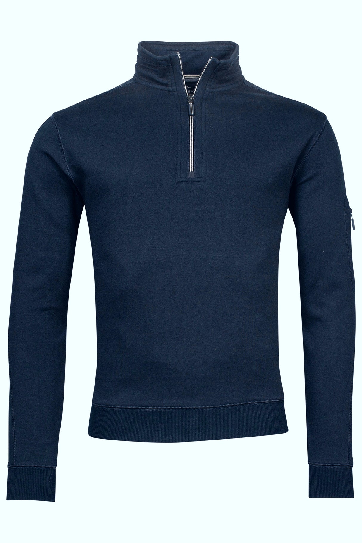 Baileys Navy Quarter Zip Sweatshirt Navy