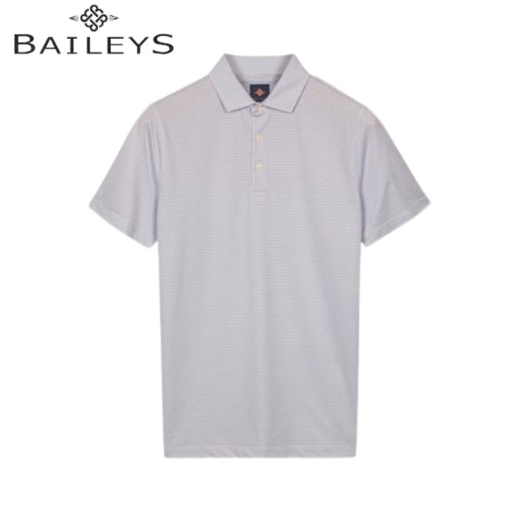 Baileys Small Stripe Polo Blue