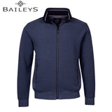Baileys Structured Full Zip Navy Sweater Navy