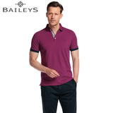 Baileys Tipped Collar Pink Polo Shirt Pink