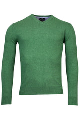 Baileys Classic V-Neck Green Jumper Green