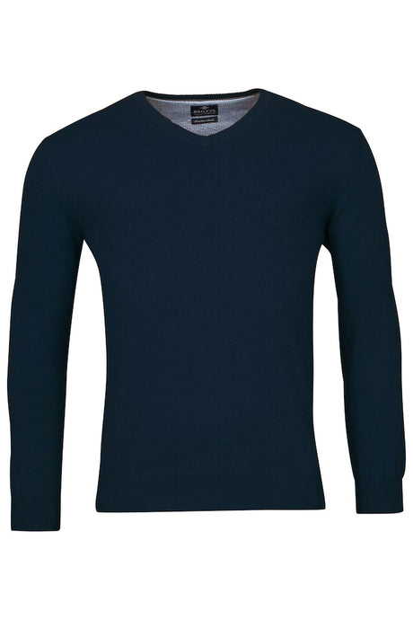 Baileys Classic V-Neck Navy Jumper Navy