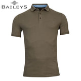 Baileys Piques Washed Olive Polo Shirt Green