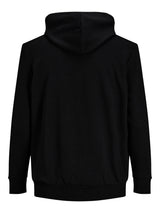Jack & Jones Full Zip Black Sweat Hoody Black