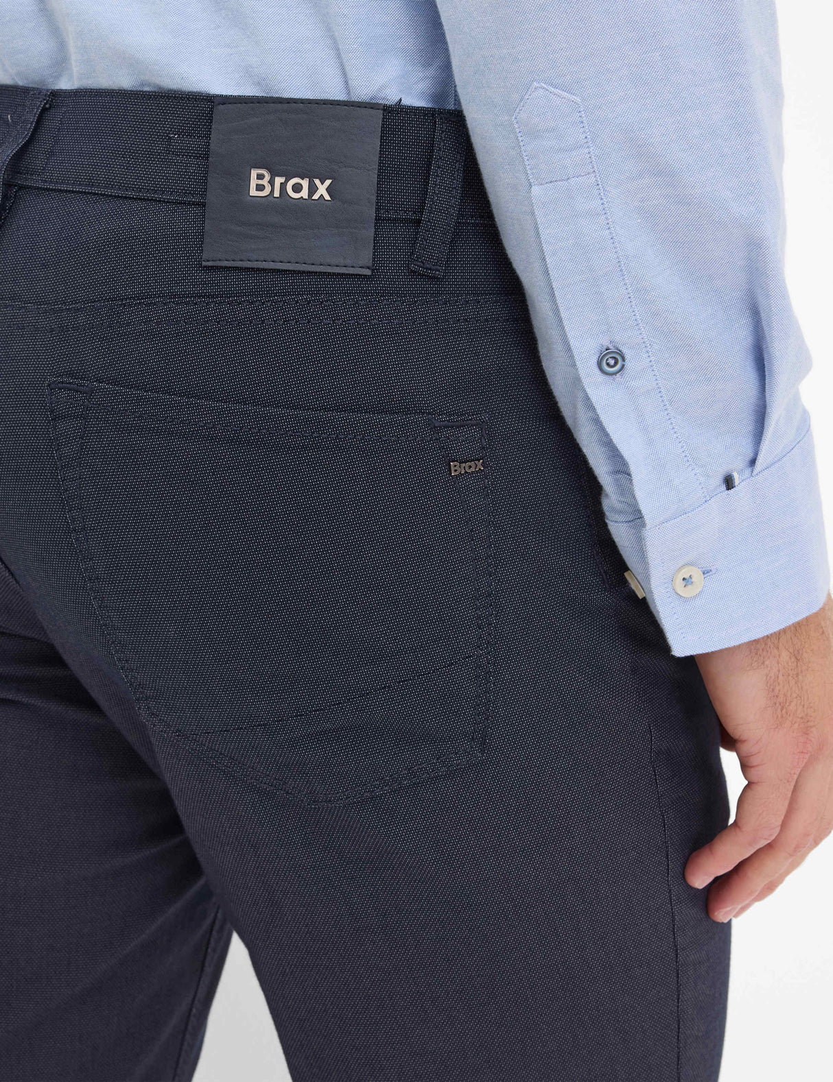 Brax X-Tall Chuck Hi-Flex Light Chinos Blue