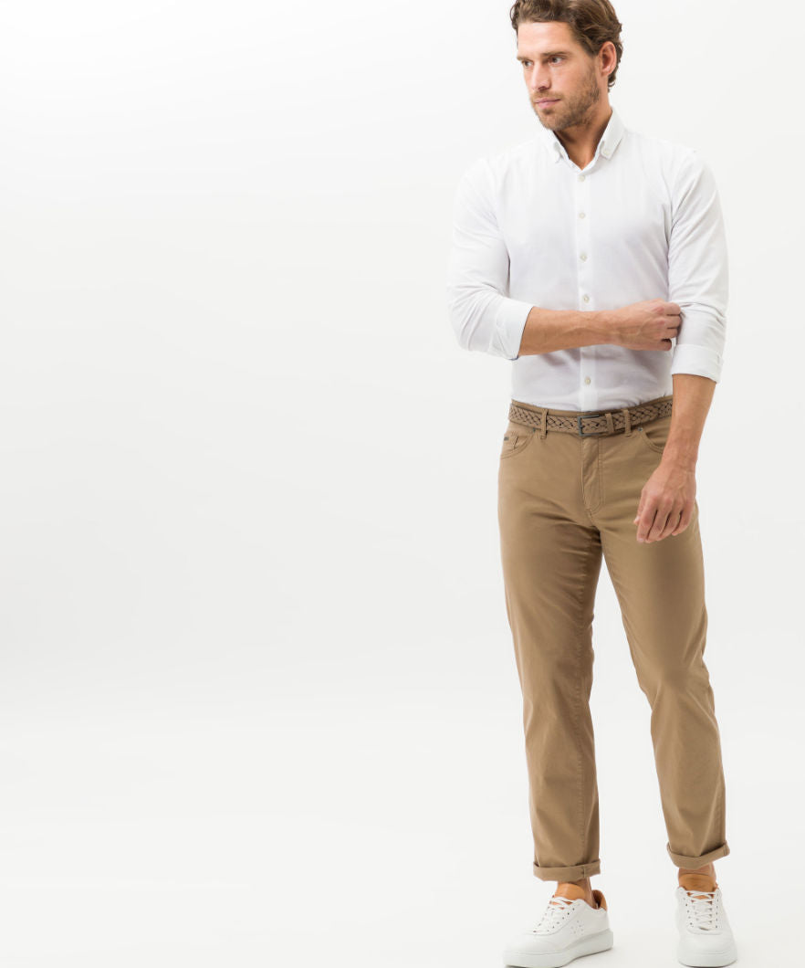 Brax Cadiz Marathon Biscuit Chinos Beige