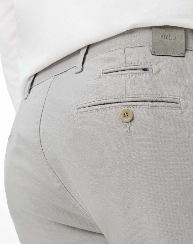 Brax X-Tall Fabio Platinum Chinos Light Grey