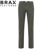 Brax X-Tall Fabio Stretch Olive Chinos Green