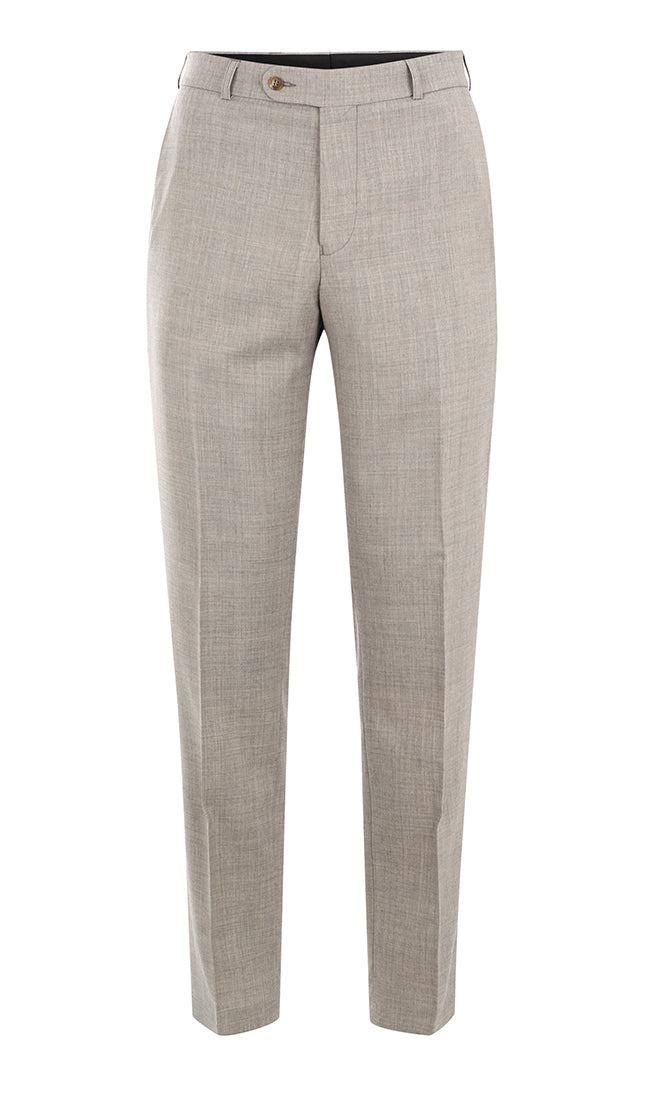 Bruhl Robert Light Grey Stretch Trousers Grey