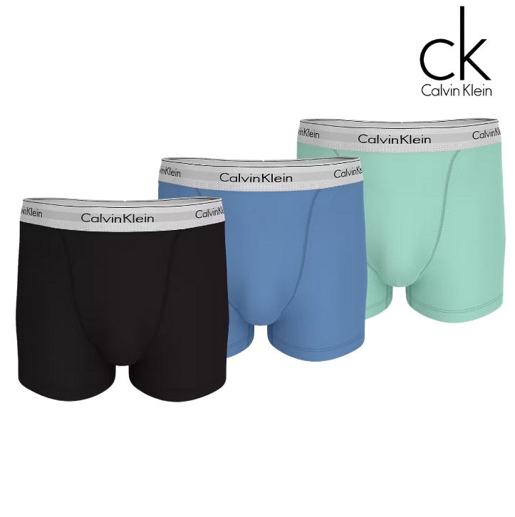 Calvin Klein 3-Pack Trunk Blue Mix Blue