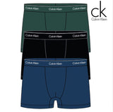 Calvin Klein 3-Pack Icon Mix Trunks Green