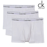 Calvin Klein Three Pack Classic Trunks White
