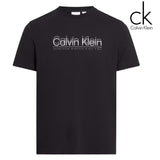 Calvin Klein Double Logo Black T-Shirt Black