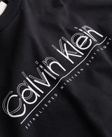 Calvin Klein Double Logo Black T-Shirt Black