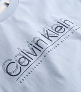 Calvin Klein Double Logo Sky T-Shirt Blue