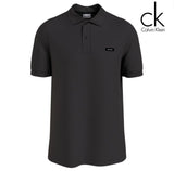 Calvin Klein Smooth Cotton Black Polo Black