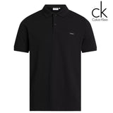 Calvin Klein Stretch Pique Black Polo Black