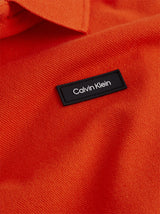 Calvin Klein Stretch Pique Orange Polo Orange