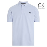 Calvin Klein Stretch Pique Zen Blue Polo Blue
