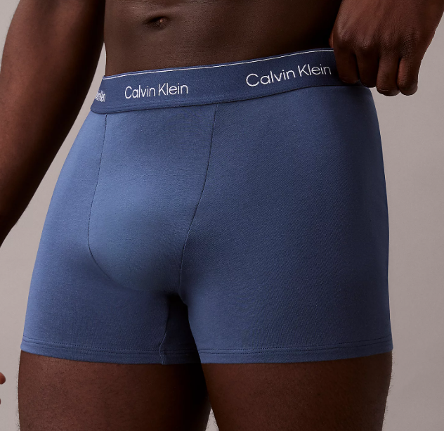 Calvin Klein Coral Three Pack Trunks Orange