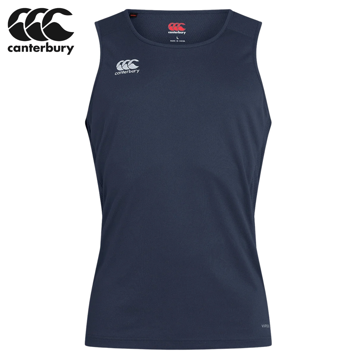 Canterbury Club Dry Navy Singlet Navy