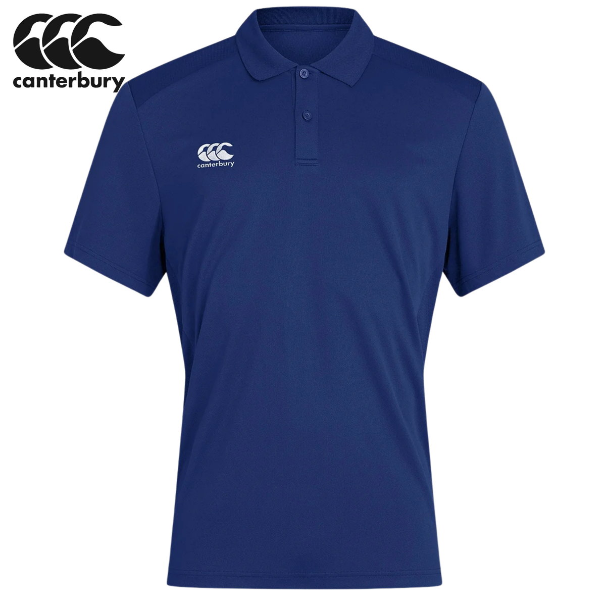 Canterbury Club Dry Blue Polo Shirt Blue