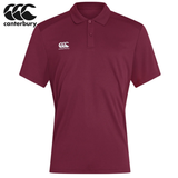 Canterbury Club Dry Maroon Polo Shirt Wine