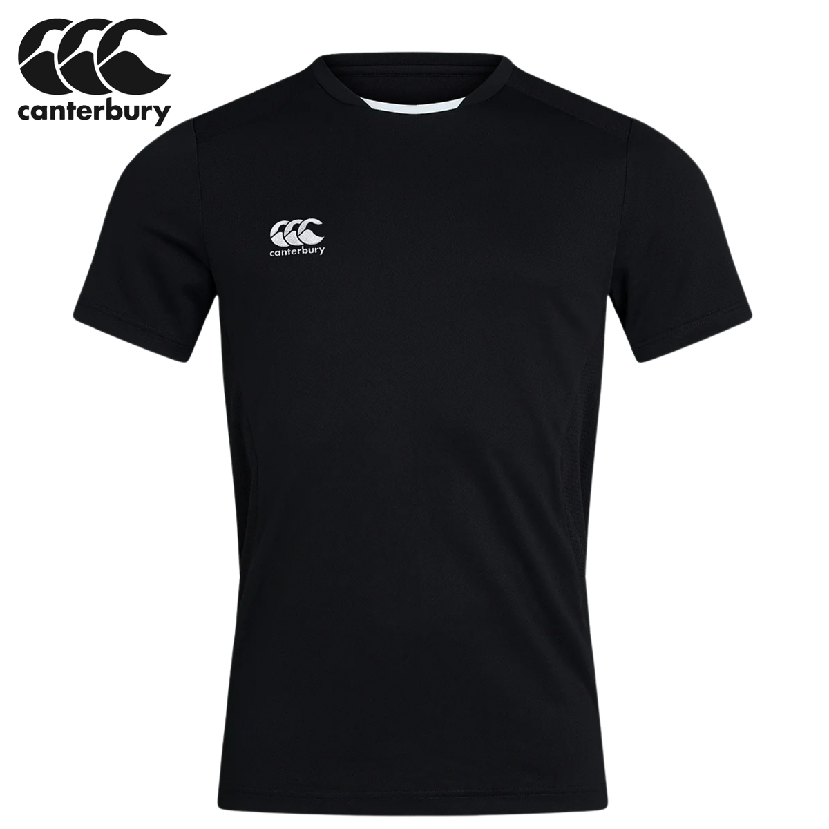Canterbury Club Dry Black Crew Neck Tee Black