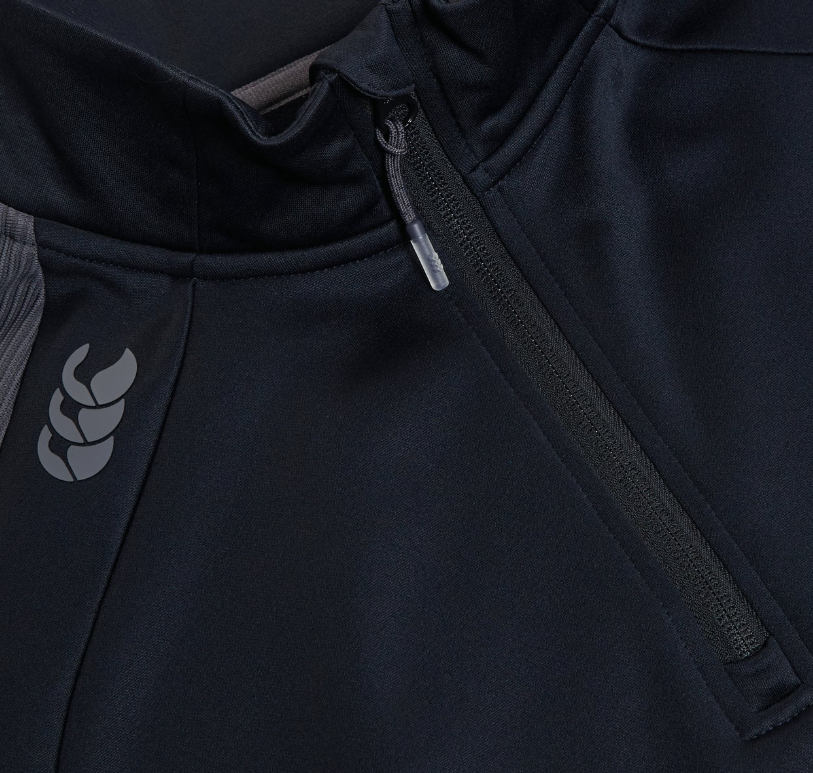 Canterbury Elite 1/4 Zip Black Sweater Black