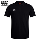Canterbury Waimak Black Polo Shirt Black