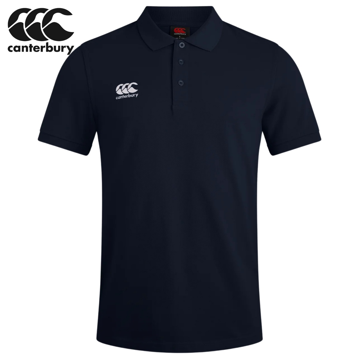 Canterbury Waimak Navy Polo Shirt Navy