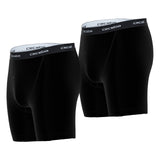Ceceba Black 2 Pack Long Boxer Brief Black