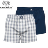 Ceceba 2-Pack Ontario Blue Boxer Shorts Blue