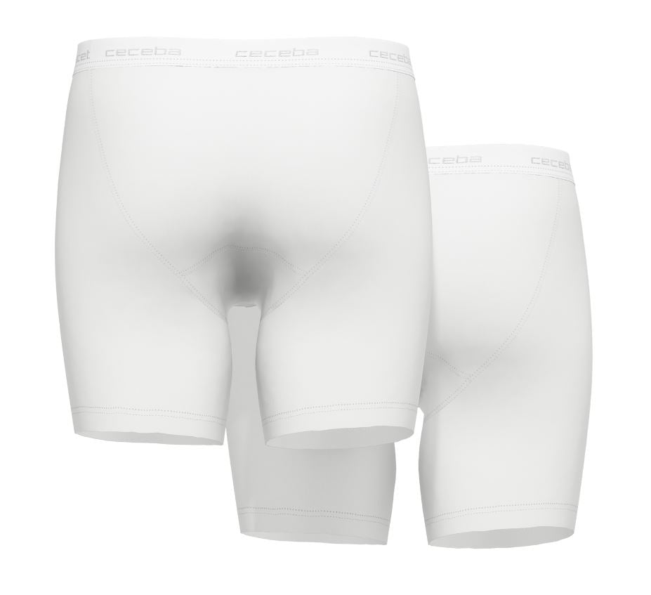 Ceceba 2 Pack White Stretch Long Boxers White