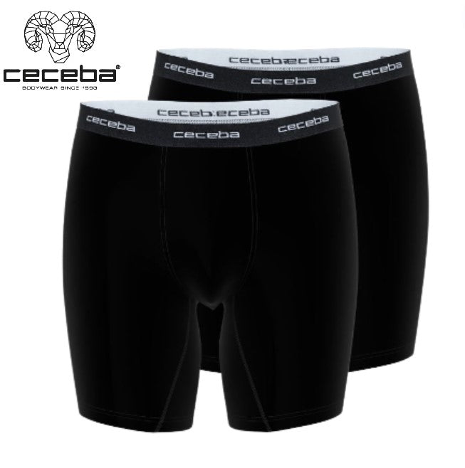 Ceceba 2Pk Stretch Long Leg Black Trunk Black