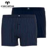 Ceceba Daytona 2-Pk Navy & Red Shorts Red