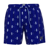 Ceceba Boat Print Blue Swim Shorts Blue