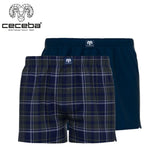 Cecebba Ontario Woven Boxer Shorts Navy