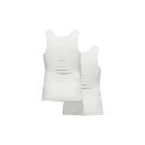 Ceceba 2-Pack White Ribbed Vest White