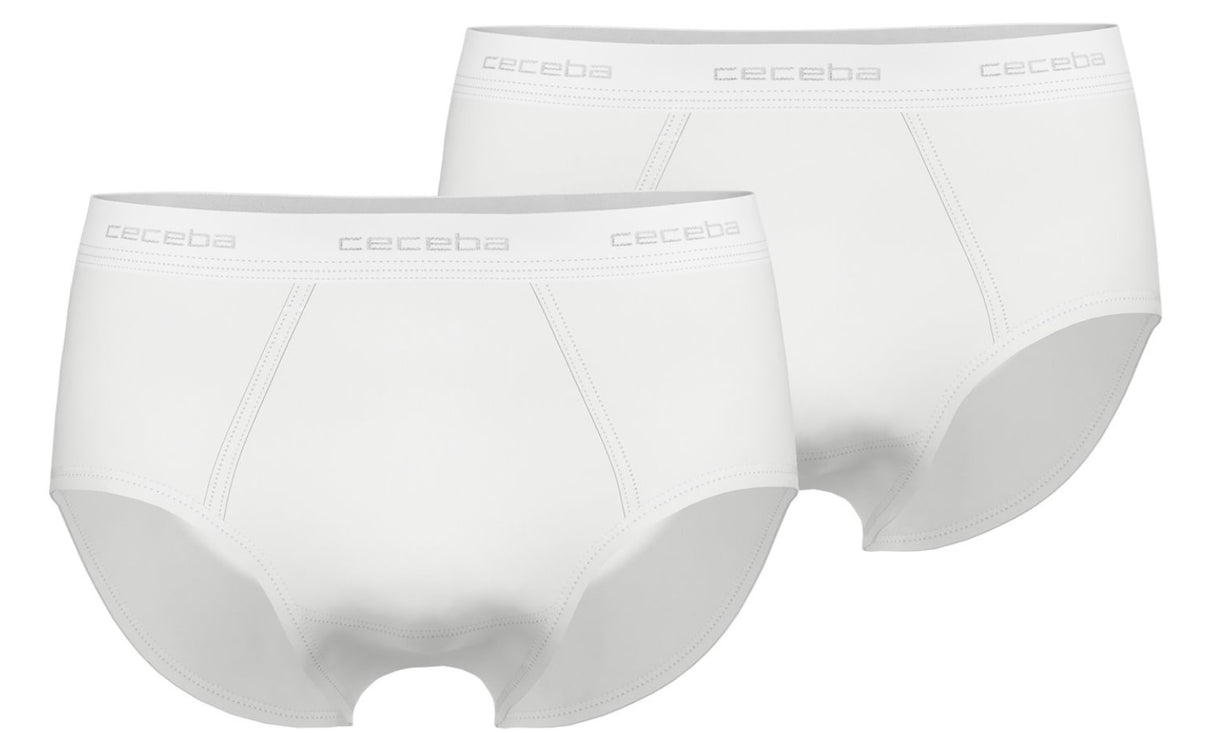 Ceceba 2-Pack White Stretch Briefs White