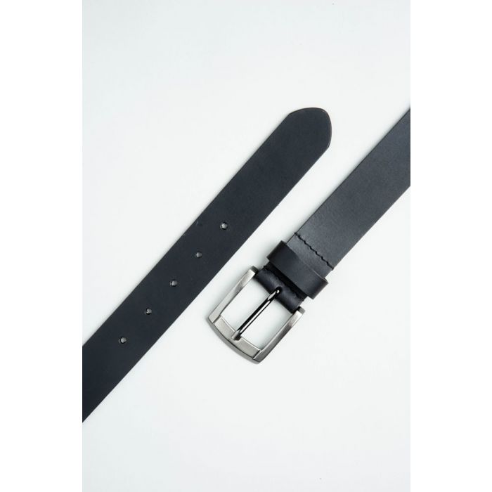 Charles Smith Black Leather Belt Black