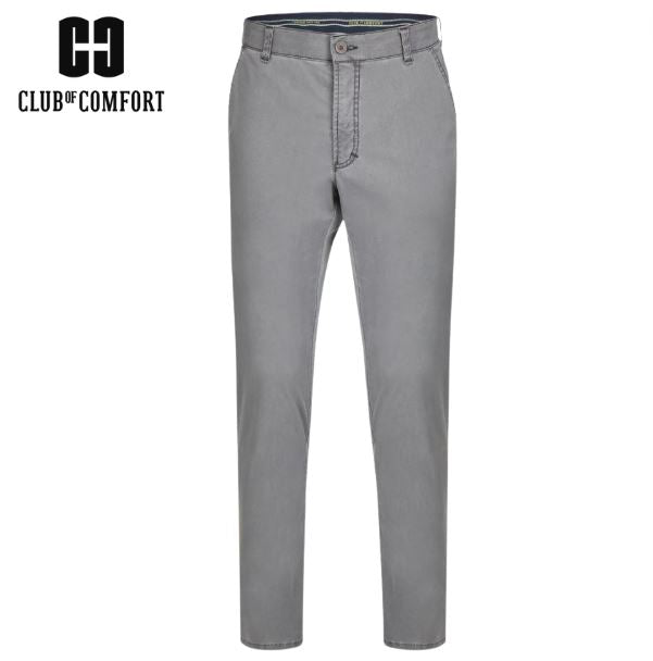 Club Of Comfort Keno Stretch Grey Chinos Grey