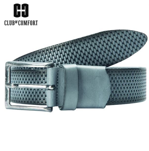 Club Of Comfort Woven Style Grey Belt Grey
