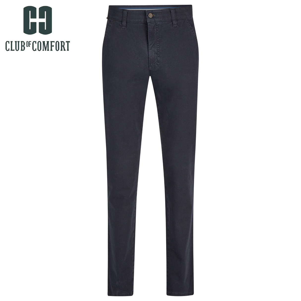 Club Of Comfort Garvey Stretch Chinos Navy