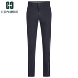 Club Of Comfort Garvey Stretch Chinos Navy